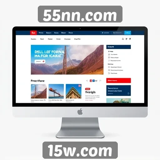 Análise da interface do usuário no 55nn.com
